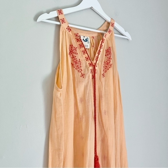 NWT Anthropologie Mermaid‎ Women’s Desert Rose Beach Dress Peach Orange Small - Picture 5 of 13